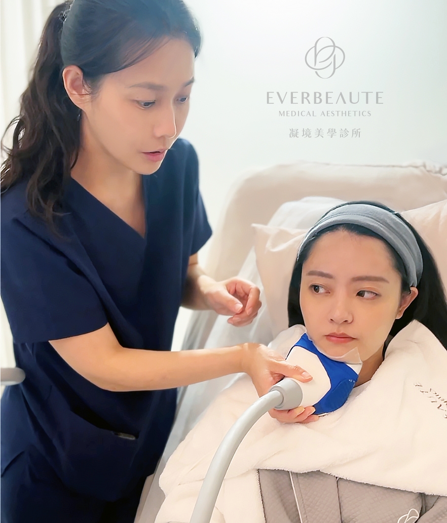 凝境美學珍所 于曉恩院長 美國冷凍減脂酷塑雙下巴治療過程