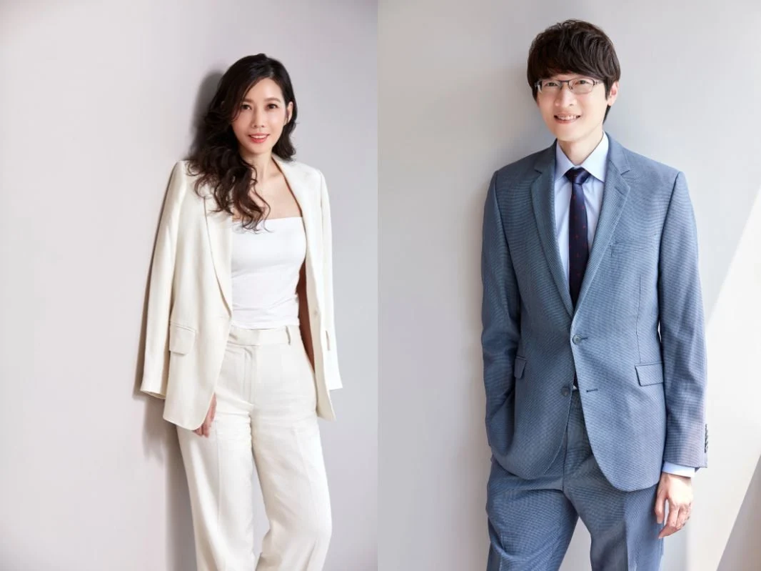 凝境美學診所 于曉恩醫師；右：凝境美學診所 曾繁聞醫師 Tatler Taiwan 雜誌專訪 鳳凰電波