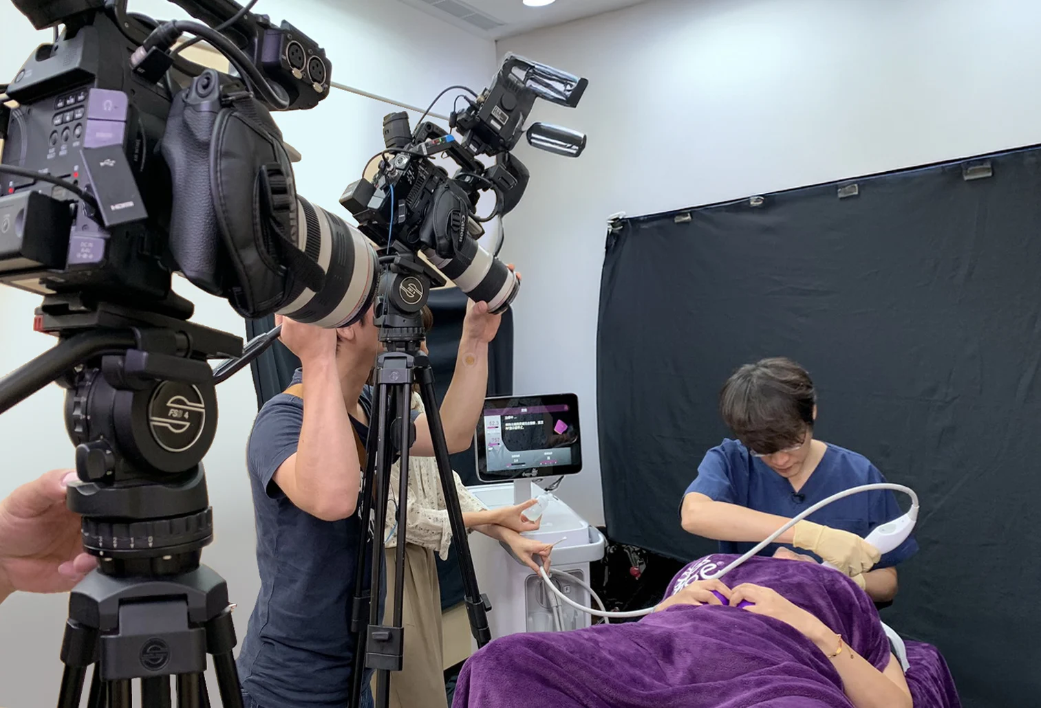 凝境美學曾繁聞醫師擔任電波拉皮原廠講師 錄製鳳凰電波施打教學影片 1